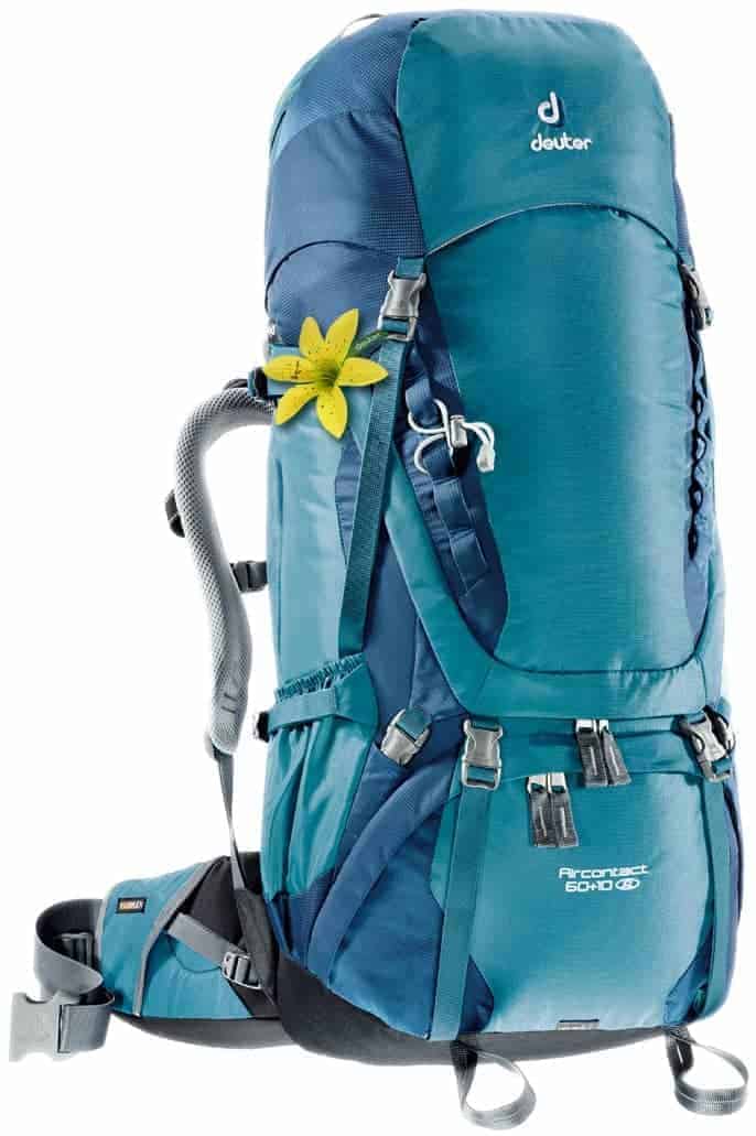 Deuter-Air-Contact-60L-Blue תרמיל מוצ׳ילה נשים 60+10 ליטר Deuter Aircontact SL – תמונה 1