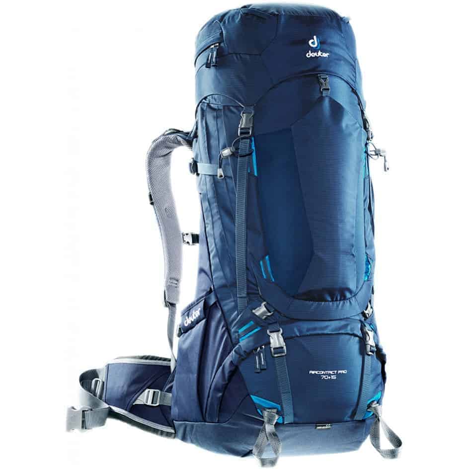 Deuter-Aircontact-70L-Blue מוצילה 70+15 ליטר Deuter Aircontact Pro – תמונה 1