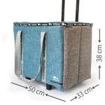 ⁦צידנית טרולי רכה 45 ליטר GN CARTIV⁩ – תמונה ⁦2⁩