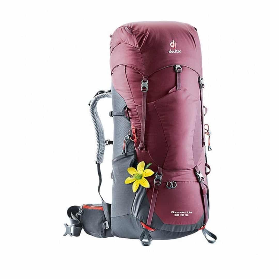 תרמיל מוצ׳ילה נשים Deuter Aircontact Lite 60+10 SL תרמיל מוצ׳ילה נשים Deuter Aircontact Lite 60+10 SL