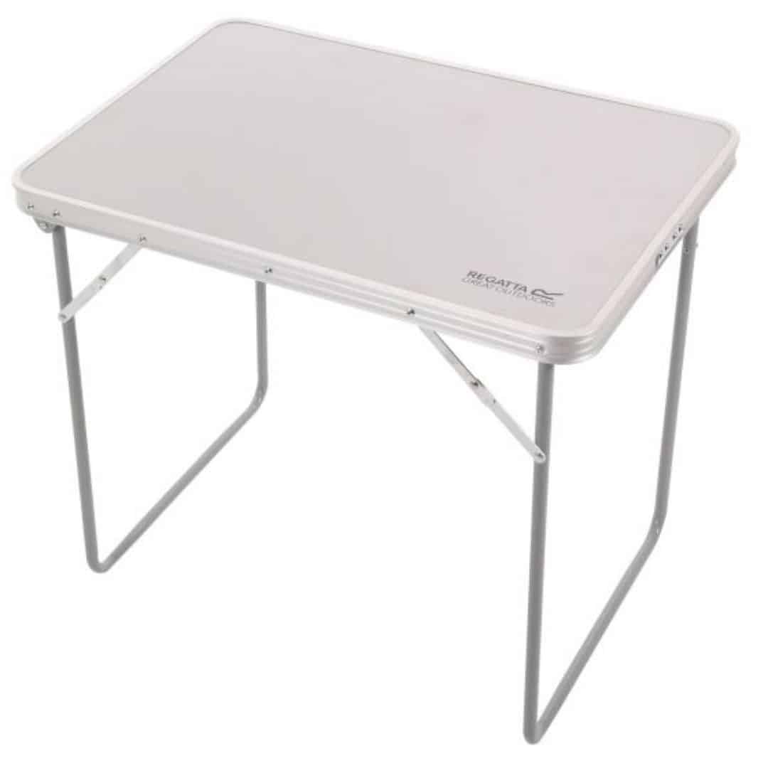 שולחן קמפינג ריגתה שולחן קמפינג-Matano Lightweight Folding Table Lead Grey