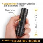 פנס מצית פלזמה נטען UCO RECHARGEABLE ARC LIGHTER LED FLASHLIGHT