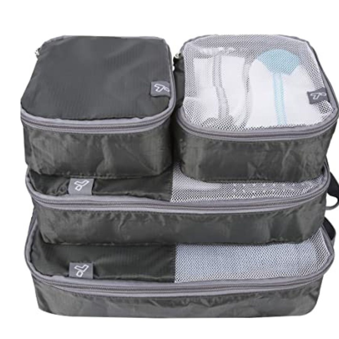 סט ארגוניות לנסיעות TRAVELON SET OF 4 SOFT PACKING ORGANIZERS סט ארגוניות לנסיעות TRAVELON SET OF 4 SOFT PACKING ORGANIZERS