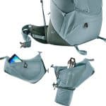 תרמיל נשים מוצ'ילה DEUTER AIRCONTACT CORE 55+10 SL