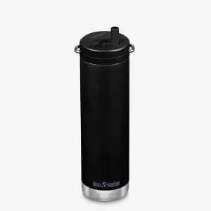 בקבוק מבודד עם קש נירוסטה קלין קנטין 592 מ"ל Klean Kanteen TK wide