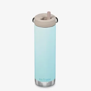 בקבוק מבודד עם קש נירוסטה קלין קנטין 592 מ"ל Klean Kanteen TK wide