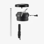 בקבוק מבודד עם קש נירוסטה קלין קנטין 592 מ"ל Klean Kanteen TK wide
