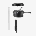 בקבוק מבודד עם קש נירוסטה קלין קנטין 946 מ"ל Klean Kanteen TK wide