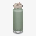 בקבוק מבודד עם קש נירוסטה קלין קנטין 946 מ"ל Klean Kanteen TK wide