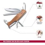 אולר ריינג'ר עץ Victorinox Ranger wood 55