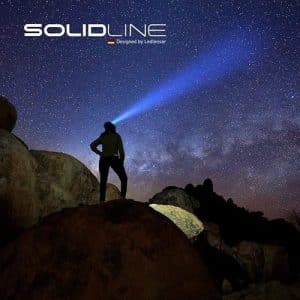 פנס ראש משולב אור אדום Led Lenser SolidLine SH2
